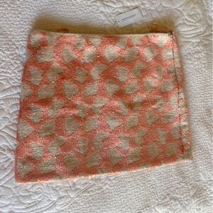 NWT Banana Republic Pink and Cream Sequin Tweed Mini Skirt
